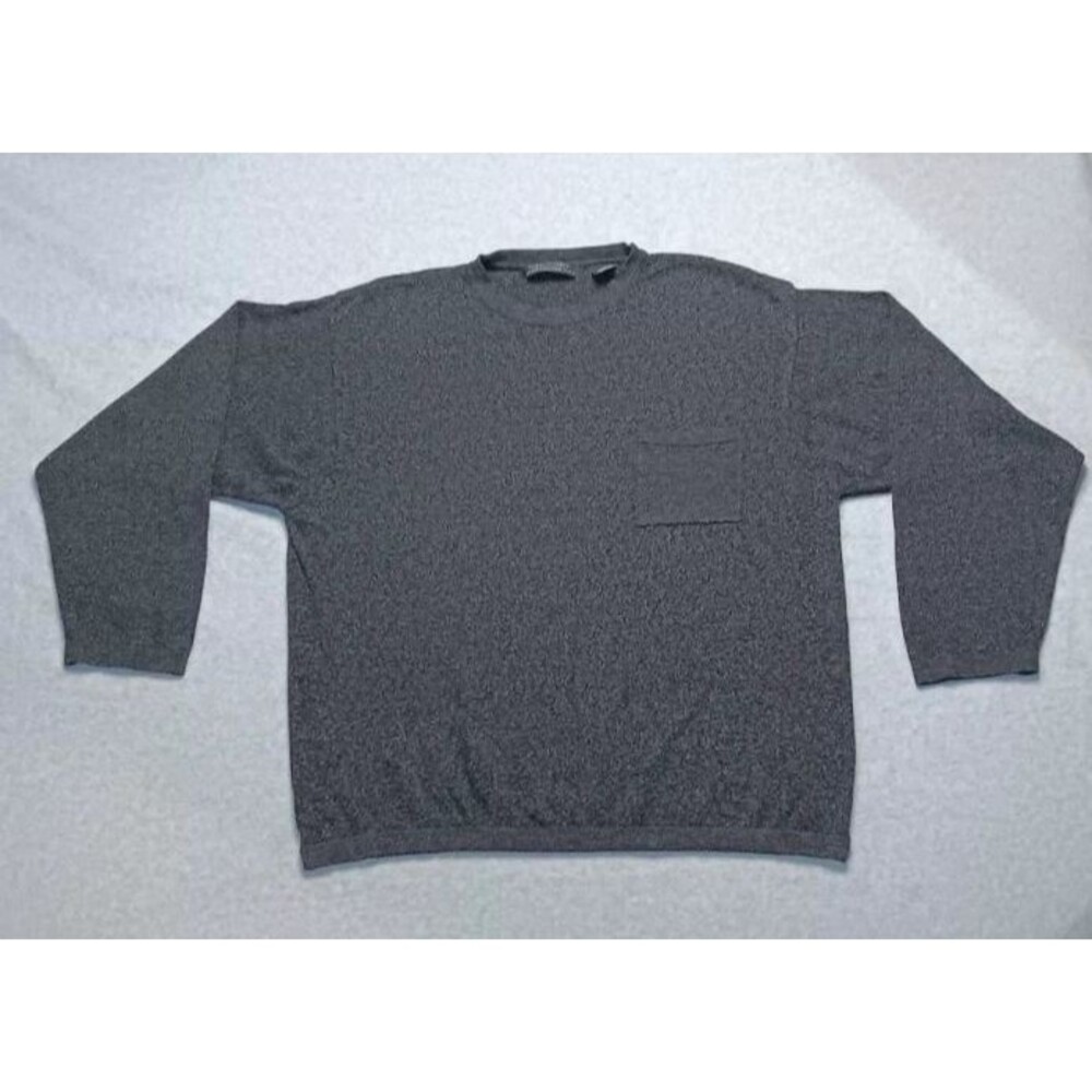 Metropolitan View Long Sleeve Poncho Style Sweater Womens Size M Gray Pockets